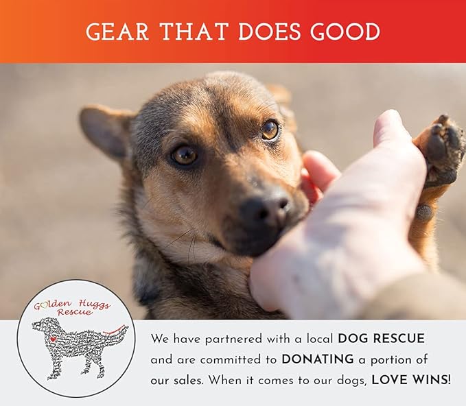 SPOT THE DOG! Reflective Dog Collar - Adjustable Pet Collars, Safe, Durable, Comfortable Dog Walking Accessories for Medium Dog, Hunting Dog, Puppy, Boy, Girl Dog Collars (Blaze Orange, Red Plaid, M)