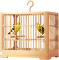 2025 New Carry Cage for Parakeet Portable 30x23x26cm Bird Travel Carrier Cage with Pull Out Tray Hook Handle Easy Transport Install for Various Birds Macaws Sparrow Conures Cockatiels