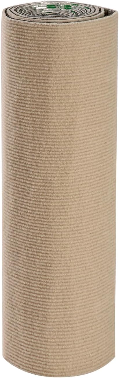 157.5"x15.8" Trimmable Self-Adhesive Carpet Mat Pad Replacement for Cat Tree Shelf Shelves, Cat Wall Furniture Steps, Carpet Scratching Post Scratcher Couch Protector (Beige)