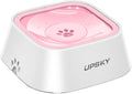 UPSKY No-Slip Slow Drinking Bowl - 35oz No Spill Pet Dispenser for Dogs and Cats
