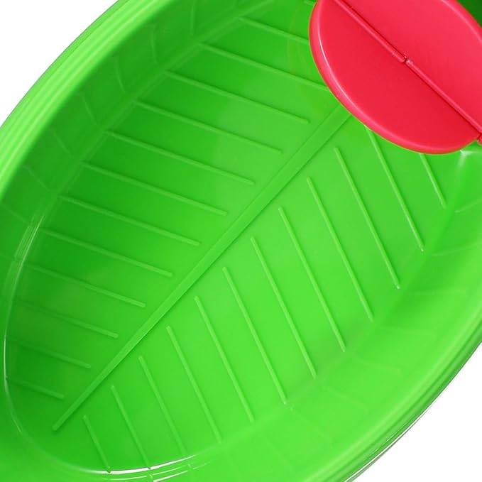 TEHAUX Parrot Bathing Toy Large Capacity Bird Bath Tub for Cage Small Birds Parakeets Cockatiels Budgerigar Indoor Pet Bath Accessory