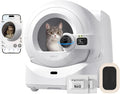 PETKIT Purobot Ultra Auto Waste Packing & Multi-Cat Toilet Behavior Ai Camera Tracking Automatic Self-Cleaning Cat Litter Box, Smart Robot with 5G WiFi App Control&Integration Safety&Odor Free