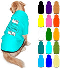Custom Dog Clothes with Photo Name Logo Personalized Dog Sweaters for Small Medium Large Dogs Breathable Warm, Cyan, XL