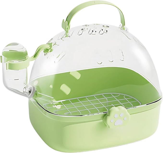 Parrot Carrier - Travel Bird Cage with Water Bottle, Parrot Travel Cage | Breathable Pet Bird Carrying Accessory for Hedgehog Chinchillas Lovebirds Cockatiels Budgies Macaws Parakeet