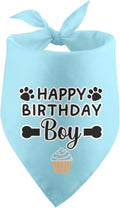 Dog Birthday Bandana Boy Happy Birthday Gifts for Dogs Photo Prop Party Supplies Puppy Pet Scarf Accessories for Dog Lovers