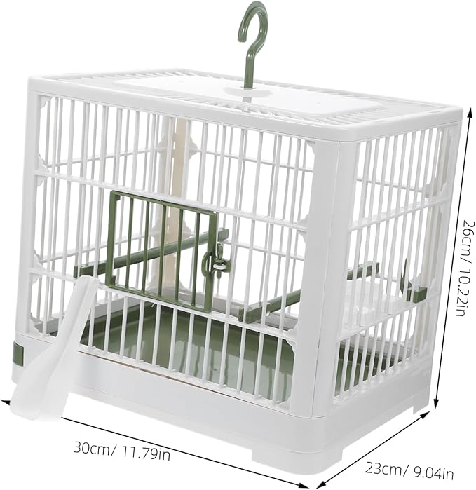 BESPORTBLE Foldable Bird Travel Carrier Cage Lightweight Portable Design for Parakeets and Small Birds for Travel and Outdoor Use Construction for Reliability