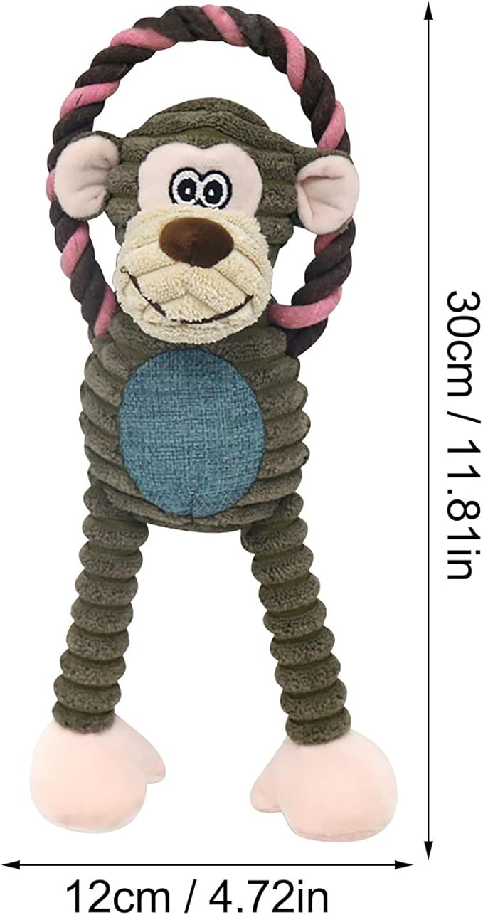 Puppy Chew Toys, Funny Heavy Duty Cute Dog Toys Aggressive Chewers,Soft Durable Fabric Interactive Dog Toy for Aggressive Chewers for Indoor Teething Home Puppy Anxiety Relief Small Medium Breeds