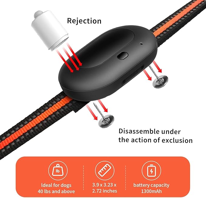 GPS 4G Tracker & Health Monitoring for Dog with LED Light Up,Sounding, Waterproof GPS Location & Smart Pet Activity Tracker, Unlimited Range use for Dogs Collar. (Large)