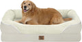 Orthopedic Removable Large Dog Bed -XL Large Dog Beds with Washable Cover and Removable Bolsters Non-Slip Bottom & Waterproof Pet Bed Sofa for Big Size Dogs