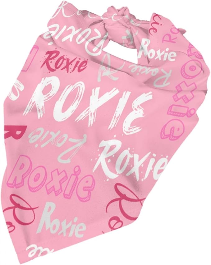Custom Pet Scarf Personalized Dog Bandana with Name Personalized Add Your Text Bibs Triangle Head Scarfs Gift for Small Medium Large Dogs Cats Baby Puppy Pets Accessories