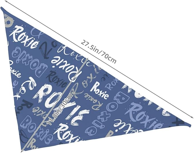Custom Pet Scarf Personalized Dog Bandana with Name Personalized Add Your Text Bibs Triangle Head Scarfs Gift for Small Medium Large Dogs Cats Baby Puppy Pets Accessories