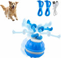 Interactive Dog Toys，Peppy Pet Ball for Dogs，Motion Activate Rolling Ball for Puppy/Medium Dogs，Active Rolling Dog Bal l Wicked Bal l for Daily Training, Dog Toys to Keep Them Busy (Blue)