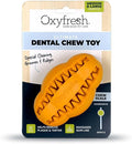Oxyfresh Dog Dental Chew Toy - Best Dog Teeth Cleaning Toy – A Simple Bite and Brush Toy That Helps Remove Plaque, Cleans Teeth & Freshens Breath Without Brushing - Large
