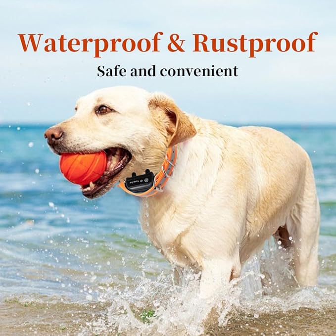 Universal 27 ½” X ¾” Replacement Band Strap for Dog Training Collar - Adjustable Waterproof TPU for Remote E-Collar, Static/Vibration Shock Trainer, Fits Most Bark Control & Obedience Devices