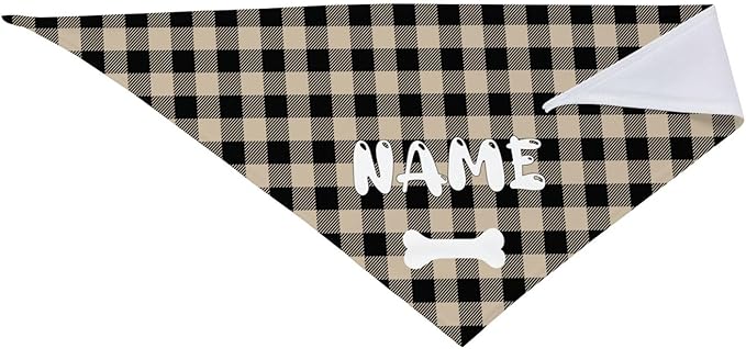 Custom Dog Bandanas with Your Text Logo Name Image Personalized Neckwear Bandana Soft Customized Pet Scarf Add Your Design Funny Gifts for Cat Dog Pet Style 02