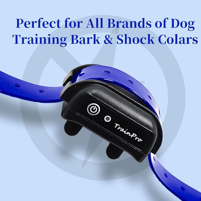 Universal 27 ½” X ¾” Replacement Band Strap for Dog Training Collar - Adjustable Waterproof TPU for Remote E-Collar, Static/Vibration Shock Trainer, Fits Most Bark Control & Obedience Devices
