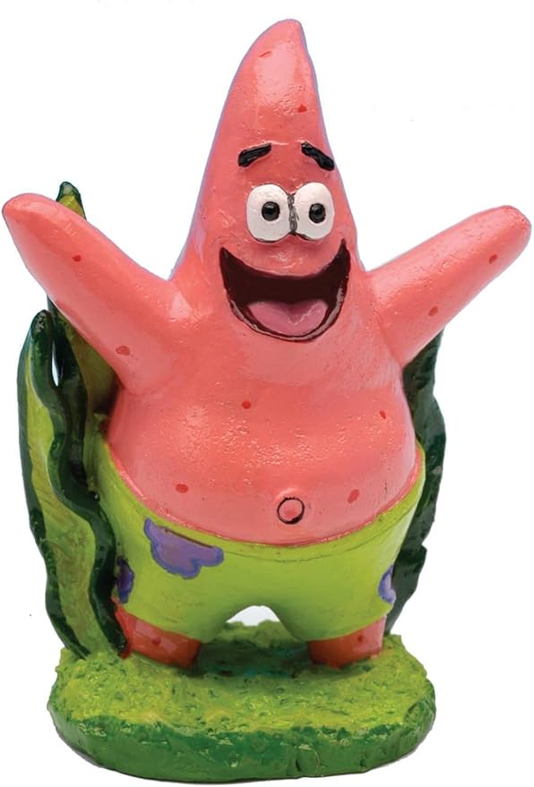 PennPlax Spongebob 7-Piece Officially Licensed Aquarium Ornament Set – Great for Saltwater and Freshwater Fish Tanks – Mini 2" Aquarium Decorations