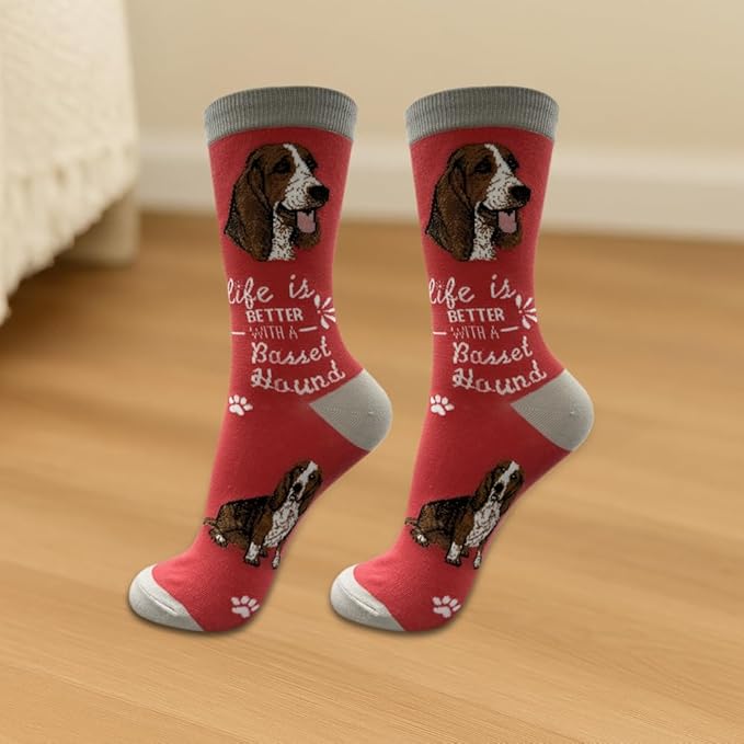 E&S Pets Pet Lover Socks - Dog & Cat Socks - Unisex Novelty Gifts