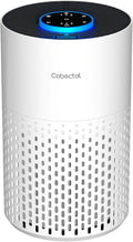 Air Purifiers for Bedroom Home, Cobectal Air Cleaner with H14 True HEPA 3-in-1 Filter for Room up to 1050 ft², Sleep Mode & Aroma Function, Portable Air Purifiers for Office, Dorm, RVs, White