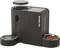 Gardner Pet Gravity Automatic 2-in-1 Pet Feeder, 0.8 Gallons*2 Cat Feeder and Water Dispenser Set, 100% BPA-Free and Stainless Steel Water Bowl for Dogs, Cats, Rabbits, Puppies (Black)