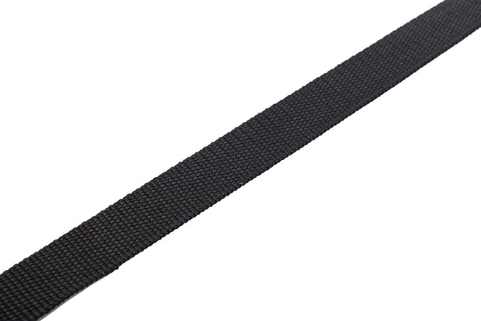 Adjustable Nylon Dog Collar, pet Collar 1 Inch 3/4 Inch 5/8 Inch Wide, for Large Medium Small Dog ((L(1" x 16-23"), Black)