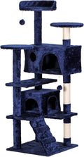 Nova Microdermabrasion 54 in Cat Tree Tower for Indoor Cats Multi-Level Cat Condo Cat Bed Furniture with Scratching Post Kittens Activity Center