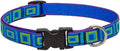 LupinePet Originals 3/4" Sea Glass 13-22" Adjustable Collar for Medium and Larger Dogs