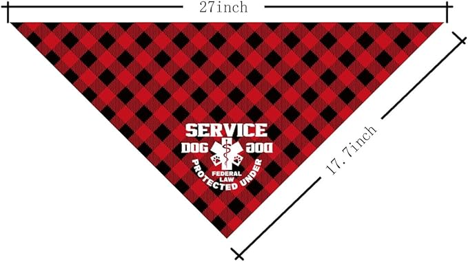 Dog Bandana, Therapy Dog Please Pet Me with, Dogs Scarf Classical Printing, Dogs Scarf Accessories, Doggy Kerchief Pet Kerchief, Christmas Birthday Thanksgiving Doggy Gift A09