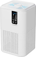 Air Purifiers for Home,H13 HEPA Large Room Up to 1750ft²,3-in-1 Filter with Sleep Mode,Air Purifier with Aromatherapy Diffuser for Office,Living Room,Bedroom,Remove Smoke Odor,Home Pets,White