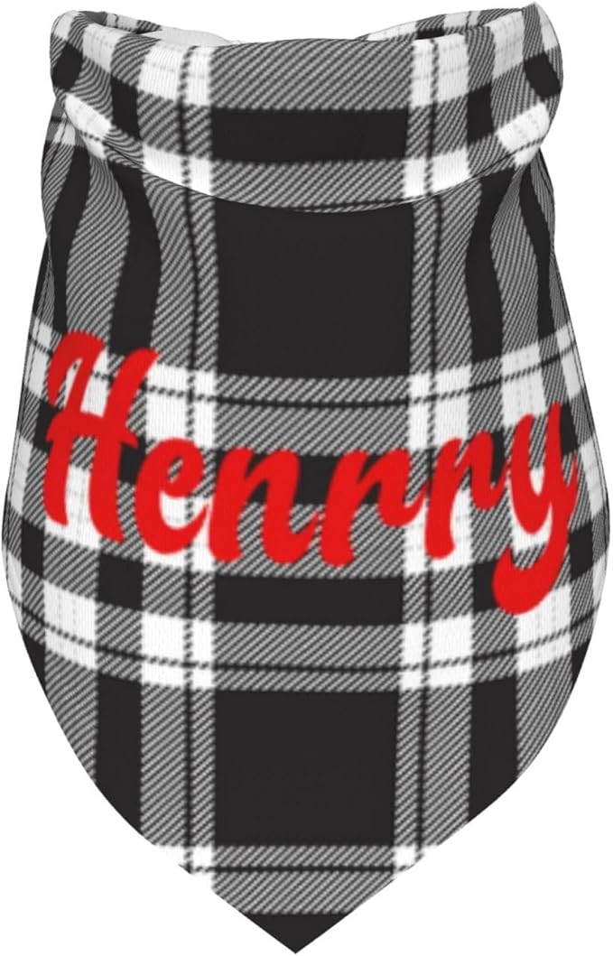 Custom Pet Scarf Personalized Dog Bandana with Name Personalized Add Your Text Bibs Triangle Head Scarfs Gift for Small Medium Large Dogs Cats Baby Puppy Pets Accessories
