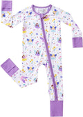 pureborn Baby Infant Boys Girls Sleeper Snug Fit Viscose from Bamboo Pajamas Zipper Pjs 0-24 Months