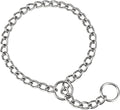 TagME Chain Choke Collar for Dogs, Adjustable Weather Proof Necklace for Extra Large Dogs, Alloy Steel Pet Training Collar