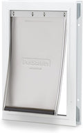 PetSafe Freedom Aluminum Pet Door for Dogs and Cats, Medium, White, Tinted Vinyl Flap