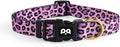 QQPETS Adjustable Soft Dog Collar: Print Flower Pink Multicolor Cute Patterns for XS Small Medium Large Pet Girl Boy Puppy Walking Running Training