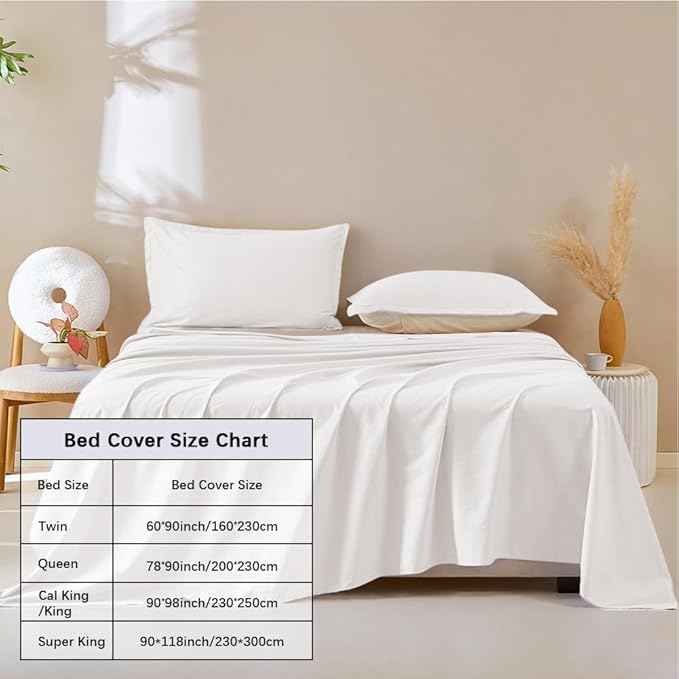 DUJUIKE Waterproof Bed Cover for Dog and Cats,Pet Hair Resistant Bed Sheet Cover, Protective Bed Liner Cover with 100% Waterproof Breathable Thin Fabric (Queen 78 * 90 inch, White)