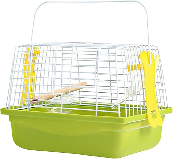 Bird Cage Birdcage Travel Portable Stand Cage Pet House with Carry Handle for Parrot Finches Cockatiel Small Animals Parakeet