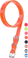 Dog Collar Strap for Most of Electronic Training Shock Collar Receivers-Adjustable Durable Waterproof Odorless 3/4 Inch Collar Replacement for Barking Fence-Pet TPU Collar Strap