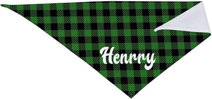 Custom Pet Scarf Personalized Dog Bandana with Name Personalized Add Your Text Bibs Triangle Head Scarfs Gift for Small Medium Large Dogs Cats Baby Puppy Pets Accessories