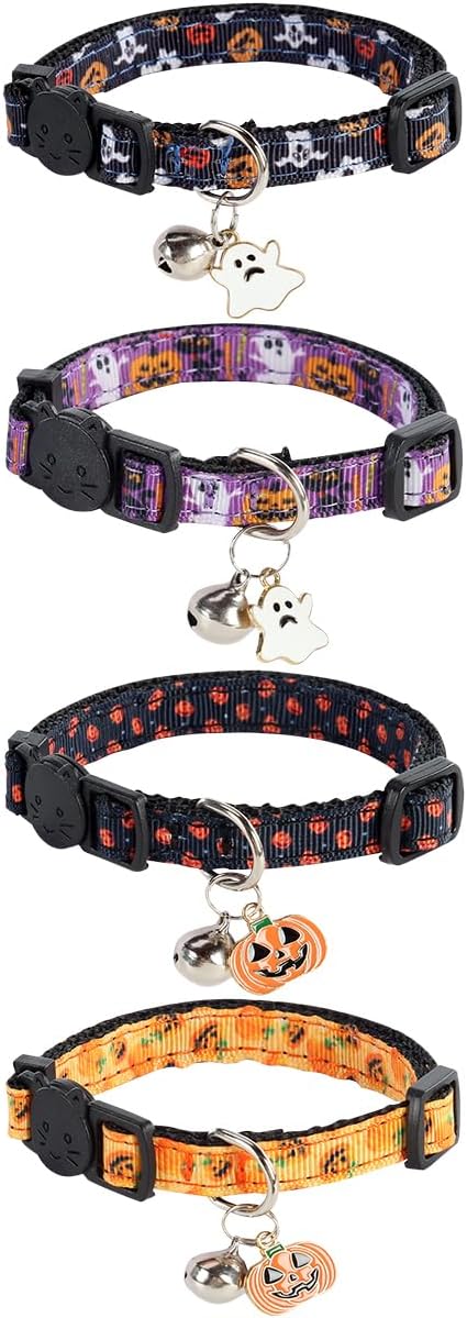Yizepet Cat Collars with Bells, Breakaway Kitten Collar, Cute Kitty Collar, Pet Supplies Accessories
