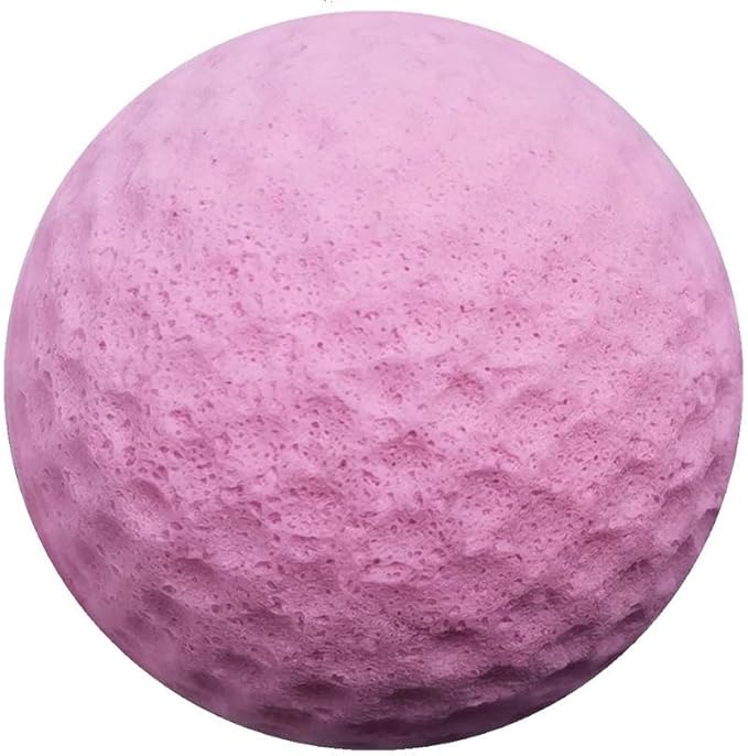 Cat Golf Balls for Indoor Kitten Toys - Interactive Sponge Foam Soccer Balls (Magenta)