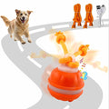 Interactive Dog Toys，Peppy Pet Ball for Dogs，Motion Activate Rolling Ball for Puppy/Medium Dogs，Active Rolling Dog Bal l Wicked Bal l for Daily Training, Dog Toys to Keep Them Busy (Orange)