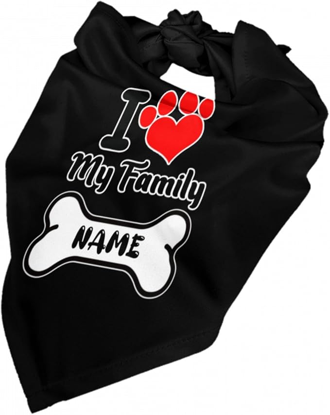 Custom Dog Bandana for Cat Dog Pet Add Your Design Personalized Neckwear Bandanas with Your Text Logo Image Customized Pet Scarf Funny Gifts Style 09