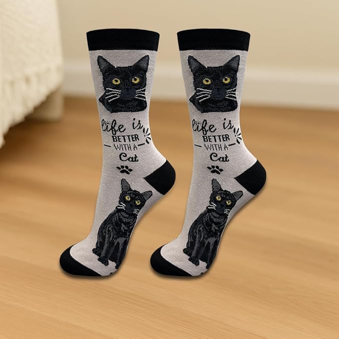 E&S Pets Pet Lover Socks - Dog & Cat Socks - Unisex Novelty Gifts