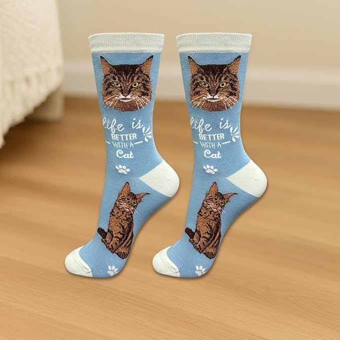 E&S Pets Pet Lover Socks - Dog & Cat Socks - Unisex Novelty Gifts