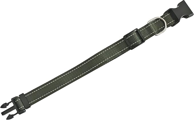 Adjustable Nylon Dog Collar, Reflective Collar 1 Inch 3/4 Inch 5/8 Inch Wide, for Large Medium Small Dogs