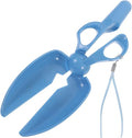 Portable Scissors Shape Dog Pooper Scooper with High-Tension Springs Small Lightweight Pet Waste Picker for Indoor Outdoor Use Plastic Poop Scoop Tool for Dogs Cats Puppies