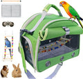 Bird Carrier Travel Cage with Perch, Food Bowl,Pet Backpack,Parrot Carrier,Small Animal Car Bag,Bird Cages for Parakeets, Ideal for Small Animals & Puppies
