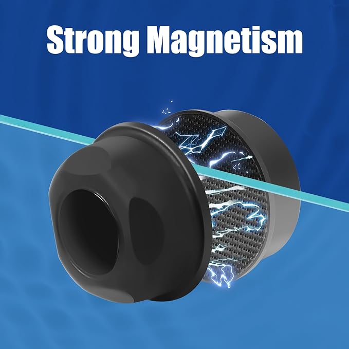 AQUANEAT Aquarium Magnetic Brush, Glass Fish Tank Cleaner, Algae Scraper, Not for Acrylic and Plastic