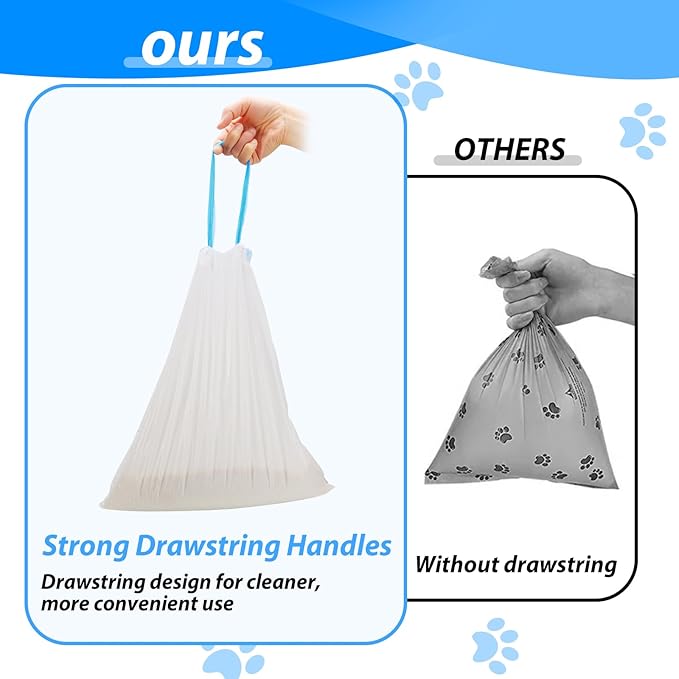 Litter Bags Compatible with Petcove,Durable Replacement Bags Compatible with Petcove Self Cleaning Box,18 x 16 Litter Bag Compatible with Petcove,4 Rolls
