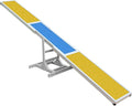 Dog Agility Seesaw - 118"x13"x21" Dog Agility Training Equipment for Backyard Obstacle Courses, Weather Resistant & 2-Level Height Adjustable